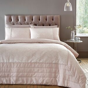 Portfolio Home Antibes Chevron Waves Quilted Throwover Bed Throw Blanket 200 x 230cm in Pink Size: 200 cm x 230 cm Pink 200 cm x 230 cm Portfolio Home Antibes Chevron Waves Quilted Throwover Bed Throw Blanket 200 x 230cm in Pink Size: 200 cm x 230 cm Pink 200 cm x 230 cm
