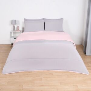 OHS Soft Coverless 10.5 TOG Duvet Set Pillowcase Quilted Cover in Light Pink Size: Double Light Pink Double OHS Soft Coverless 10.5 TOG Duvet Set Pillowcase Quilted Cover in Light Pink Size: Double Light Pink Double