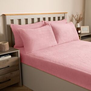 OHS 4 Pack Teddy Fleece Pillowcase Cover Bedding Set Thermal in Pink Size: Standard Pillow Case Pink Standard Pillow Case OHS 4 Pack Teddy Fleece Pillowcase Cover Bedding Set Thermal in Pink Size: Standard Pillow Case Pink Standard Pillow Case