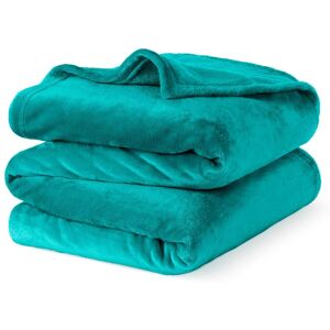 LIVIVO Ultra Soft Flannel Fleece Throw Blanket in Baby Blue Size: 150 cm x 200 cm Baby Blue 150 cm x 200 cm LIVIVO Ultra Soft Flannel Fleece Throw Blanket in Baby Blue Size: 150 cm x 200 cm Baby Blue 150 cm x 200 cm