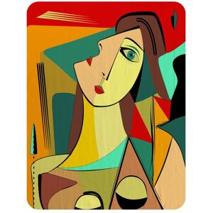 Benjamin Tate Design abstract portrait Designer Blanket in Natural Size: 120 cm x 150 cm Natural 120 cm x 150 cm Benjamin Tate Design abstract portrait Designer Blanket in Natural Size: 120 cm x 150 cm Natural 120 cm x 150 cm