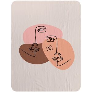 Benjamin Tate Design modern contemporary minimalist woman portrait Designer Blanket in Natural Size: 120 cm x 150 cm Natural 120 cm x 150 cm Benjamin Tate Design modern contemporary minimalist woman portrait Designer Blanket in Natural Size: 120 cm x 150 cm Natural 120 cm x 150 cm