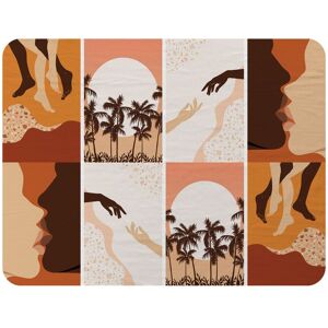 Benjamin Tate Design abstract & floral collages, landscape scenes Designer Blanket in Natural Size: 120 cm x 150 cm Natural 120 cm x 150 cm Benjamin Tate Design abstract & floral collages, landscape scenes Designer Blanket in Natural Size: 120 cm x 150 cm Natural 120 cm x 150 cm