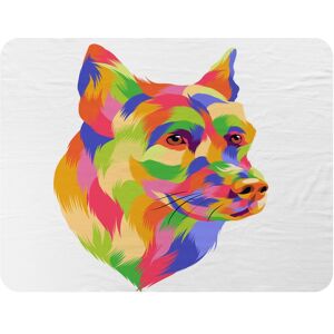 Benjamin Tate Design Amazing Illustration Dog Pop Art Designer Blanket in Natural Size: 120 cm x 150 cm Natural 120 cm x 150 cm Benjamin Tate Design Amazing Illustration Dog Pop Art Designer Blanket in Natural Size: 120 cm x 150 cm Natural 120 cm x 150 cm