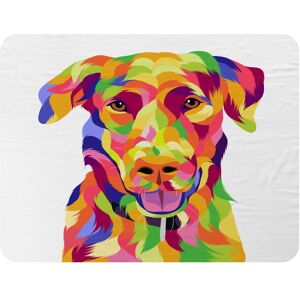 Benjamin Tate Design Amazing Illustration of Dog Pop Art Designer Blanket in Natural Size: 120 cm x 150 cm Natural 120 cm x 150 cm Benjamin Tate Design Amazing Illustration of Dog Pop Art Designer Blanket in Natural Size: 120 cm x 150 cm Natural 120 cm x 150 cm