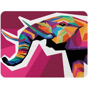 Benjamin Tate Design Colorful illustration of Elephant head in WPAP style Designer Blanket in Natural Size: 120 cm x 150 cm Natural 120 cm x 150 cm Benjamin Tate Design Colorful illustration of Elephant head in WPAP style Designer Blanket in Natural Size: 120 cm x 150 cm Natural 120 cm x 150 cm