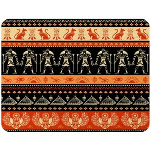 Benjamin Tate Design Egyptian Heiroglyphs In Orange & Black Blanket in Natural Size: 120 cm x 150 cm Natural 120 cm x 150 cm Benjamin Tate Design Egyptian Heiroglyphs In Orange & Black Blanket in Natural Size: 120 cm x 150 cm Natural 120 cm x 150 cm