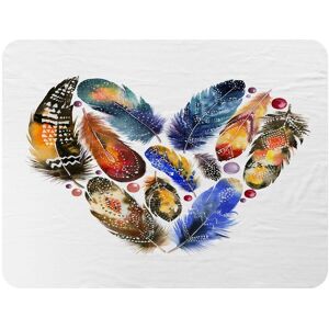 Benjamin Tate Design Boho Tribal Heart Blanket in Natural Size: 120 cm x 150 cm Natural 120 cm x 150 cm Benjamin Tate Design Boho Tribal Heart Blanket in Natural Size: 120 cm x 150 cm Natural 120 cm x 150 cm