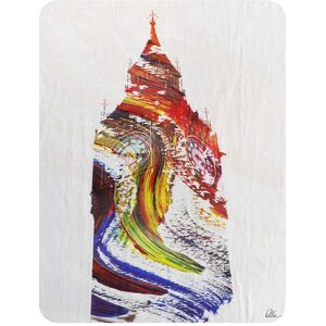 Benjamin Tate Design Swirly Ben Blanket in Natural Size: 120 cm x 150 cm Natural 120 cm x 150 cm Benjamin Tate Design Swirly Ben Blanket in Natural Size: 120 cm x 150 cm Natural 120 cm x 150 cm