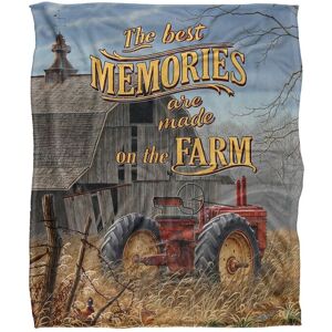 JQ Licensing Lz-Jp On The Farm Tractor Silky Touch Super Soft Throw Blanket 152 X 127 cm in White White 152 X 127 cm JQ Licensing Lz-Jp On The Farm Tractor Silky Touch Super Soft Throw Blanket 152 X 127 cm in White White 152 X 127 cm