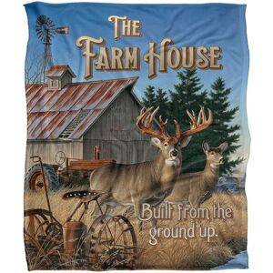 JQ Licensing Lz-Jp Farm House Deer Silky Touch Super Soft Throw Blanket 152 X 127 cm in White White 152 X 127 cm JQ Licensing Lz-Jp Farm House Deer Silky Touch Super Soft Throw Blanket 152 X 127 cm in White White 152 X 127 cm