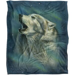JQ Licensing Rl-Jp Howling Wolf Aurora Silky Touch Super Soft Throw Blanket 152 X 127 cm in White White 152 X 127 cm JQ Licensing Rl-Jp Howling Wolf Aurora Silky Touch Super Soft Throw Blanket 152 X 127 cm in White White 152 X 127 cm