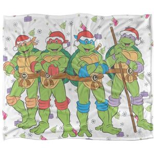 Teenage Mutant Ninja Turtles TMNT Holiday Heroes Silky Touch Super Soft Throw Blanket 152 X 127 cm in White White 152 X 127 cm Teenage Mutant Ninja Turtles TMNT Holiday Heroes Silky Touch Super Soft Throw Blanket 152 X 127 cm in White White 152 X 127 cm