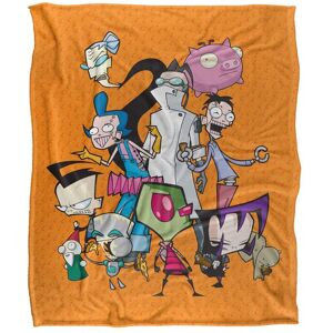 Nickelodeon Invader Zim Group Silky Touch Super Soft Throw Blanket 152 X 127 cm in White White 152 X 127 cm Nickelodeon Invader Zim Group Silky Touch Super Soft Throw Blanket 152 X 127 cm in White White 152 X 127 cm
