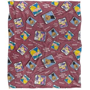 Nickelodeon Hey Arnold Yearbook Pattern Silky Touch Super Soft Throw Blanket 152 X 127 cm in White White 152 X 127 cm Nickelodeon Hey Arnold Yearbook Pattern Silky Touch Super Soft Throw Blanket 152 X 127 cm in White White 152 X 127 cm