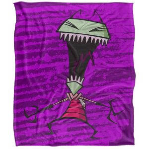 Nickelodeon Invader Zim Scream Silky Touch Super Soft Throw Blanket 152 X 127 cm in White White 152 X 127 cm Nickelodeon Invader Zim Scream Silky Touch Super Soft Throw Blanket 152 X 127 cm in White White 152 X 127 cm