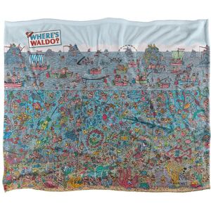 Universal Wheres Waldo Sea Me Silky Touch Super Soft Throw Blanket 152 X 127 cm in White White 152 X 127 cm Universal Wheres Waldo Sea Me Silky Touch Super Soft Throw Blanket 152 X 127 cm in White White 152 X 127 cm