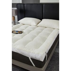 Ezysleep 10cm All Seasons Mattress Topper in White Size: Double White Double Ezysleep 10cm All Seasons Mattress Topper in White Size: Double White Double