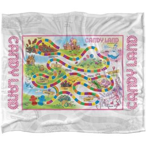 Hasbro Candy Land Board Silky Touch Super Soft Throw Blanket 152 x 127 cm in White White 152 x 127 cm Hasbro Candy Land Board Silky Touch Super Soft Throw Blanket 152 x 127 cm in White White 152 x 127 cm