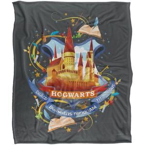 Harry Potter Watercolor Hogwarts Crest Officially Licensed Silky Touch Super Soft Throw Blanket 152x127 cm in White White 152x127 cm Harry Potter Watercolor Hogwarts Crest Officially Licensed Silky Touch Super Soft Throw Blanket 152x127 cm in White White 152x127 cm