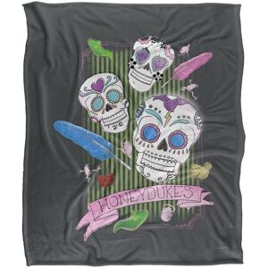 Harry Potter Honeydukes Sugar Skulls Officially Licensed Silky Touch Super Soft Throw Blanket 152x127 cm in White White 152x127 cm Harry Potter Honeydukes Sugar Skulls Officially Licensed Silky Touch Super Soft Throw Blanket 152x127 cm in White White 152x127 cm