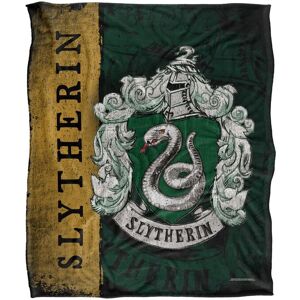 Warner Brothers Harry Potter House Crest Slytherin Blanket 152 x 127 cm in White White 152 x 127 cm Warner Brothers Harry Potter House Crest Slytherin Blanket 152 x 127 cm in White White 152 x 127 cm