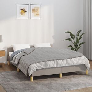 Berkfield Home Weighted Blanket Grey 140x200 cm Single 10 kg Fabric Grey 140x200 cm Berkfield Home Weighted Blanket Grey 140x200 cm Single 10 kg Fabric Grey 140x200 cm
