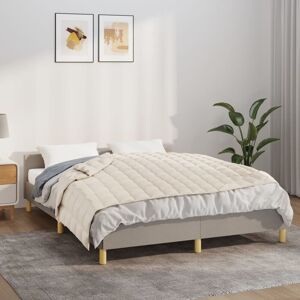Berkfield Home Weighted Blanket Light Cream 140x200 cm Single 6 kg Fabric Cream 140x200 cm Berkfield Home Weighted Blanket Light Cream 140x200 cm Single 6 kg Fabric Cream 140x200 cm