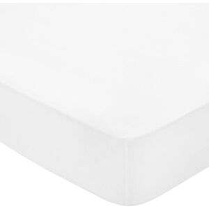 Bedeck of Belfast Double White Cotton Fitted Sheet - Fitted Sheet Bedeck of Belfast Double White Cotton Fitted Sheet - Fitted Sheet