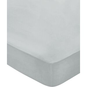 Bedeck of Belfast Fine Linens 300Tc Fitted Sheet - Double - Silver Bedeck of Belfast Fine Linens 300Tc Fitted Sheet - Double - Silver