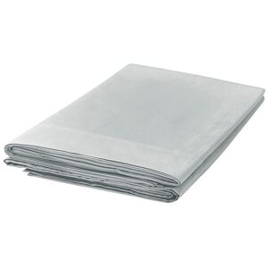 1951 'Luxury 300 Thread Count' Egyptian Cotton Flat Sheet in Silver Size: Double Flat Silver Double Flat 1951 'Luxury 300 Thread Count' Egyptian Cotton Flat Sheet in Silver Size: Double Flat Silver Double Flat