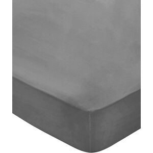 Bedeck of Belfast Single Charcoal Cotton Fitted Sheet - Fitted Sheet Bedeck of Belfast Single Charcoal Cotton Fitted Sheet - Fitted Sheet