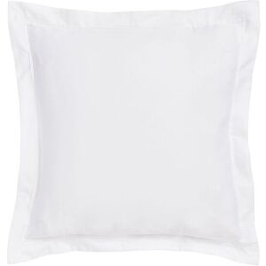 Ted Baker 'TB Plain Dye' Cotton Sateen Square Oxford Pillowcase in White White Ted Baker 'TB Plain Dye' Cotton Sateen Square Oxford Pillowcase in White White