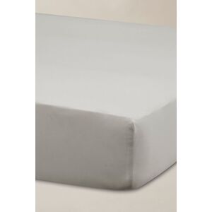 Ted Baker 'TB Plain Dye' Cotton Sateen Fitted Sheet in Silver Size: King Silver King Ted Baker 'TB Plain Dye' Cotton Sateen Fitted Sheet in Silver Size: King Silver King