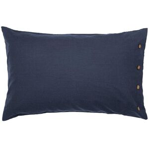 Morris & Co 'Pure Linen Cotton' Standard Pillowcase in Blue Size: Standard Pillow Case Blue Standard Pillow Case Morris & Co 'Pure Linen Cotton' Standard Pillowcase in Blue Size: Standard Pillow Case Blue Standard Pillow Case