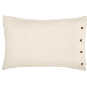 Morris & Co 'Pure Linen Cotton' Standard Pillowcase in White Size: Standard Pillow Case White Standard Pillow Case Morris & Co 'Pure Linen Cotton' Standard Pillowcase in White Size: Standard Pillow Case White Standard Pillow Case