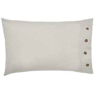 Morris & Co 'Pure Linen Cotton' Standard Pillowcase in Silver Size: Standard Pillow Case Silver Standard Pillow Case Morris & Co 'Pure Linen Cotton' Standard Pillowcase in Silver Size: Standard Pillow Case Silver Standard Pillow Case