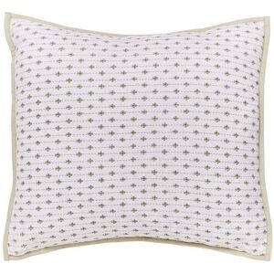 Murmur 'Imogen' Cotton Cushion 40x40cm in Green Size: 40 cm x 40 cm Green 40 cm x 40 cm Murmur 'Imogen' Cotton Cushion 40x40cm in Green Size: 40 cm x 40 cm Green 40 cm x 40 cm