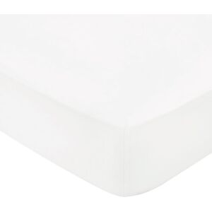 Bedeck of Belfast 400 Thread Count Sateen Fitted Sheet - Single White Bedeck of Belfast 400 Thread Count Sateen Fitted Sheet - Single White