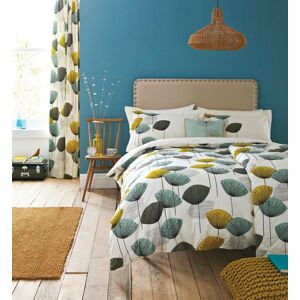 Sanderson 'Dandelion Clocks' Cotton Duvet Cover Set in Aqua Size: Single Aqua Single Sanderson 'Dandelion Clocks' Cotton Duvet Cover Set in Aqua Size: Single Aqua Single