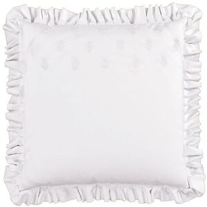 Sanderson 'Pinery' Cotton Square Pillowcase Pair in White White Sanderson 'Pinery' Cotton Square Pillowcase Pair in White White
