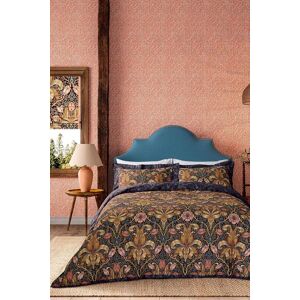 Morris & Co 'Spring Thicket' Cotton Duvet Cover Set in Dark Blue Size: King Dark Blue King Morris & Co 'Spring Thicket' Cotton Duvet Cover Set in Dark Blue Size: King Dark Blue King