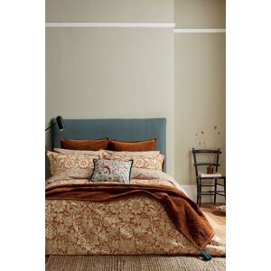 Morris & Co 'Sunflower' Cotton Duvet Cover Set in Tan Size: Single Tan Single Morris & Co 'Sunflower' Cotton Duvet Cover Set in Tan Size: Single Tan Single