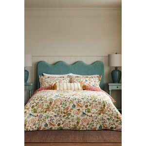 Sanderson 'Birds & Berries' Cotton Duvet Cover Set Size: King Multicolor King Sanderson 'Birds & Berries' Cotton Duvet Cover Set Size: King Multicolor King