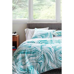 Martex Green Zebra Marble Duvet Cover Set Size: Single Green Single Martex Green Zebra Marble Duvet Cover Set Size: Single Green Single