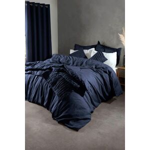 Lazy Linen 'Pure Washed Linen' Quilted Throw in Navy Navy Lazy Linen 'Pure Washed Linen' Quilted Throw in Navy Navy