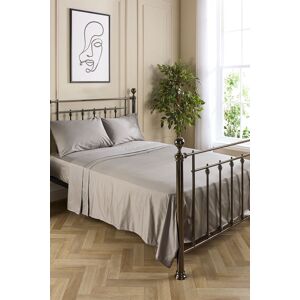 Hotel Pure Luxury 5 Star Flat Sheet in Grey Size: Single Grey Single Hotel Pure Luxury 5 Star Flat Sheet in Grey Size: Single Grey Single