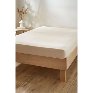 Martex Touch of Linen Fitted Sheet in Cream Size: Double Fitted Cream Double Fitted Martex Touch of Linen Fitted Sheet in Cream Size: Double Fitted Cream Double Fitted