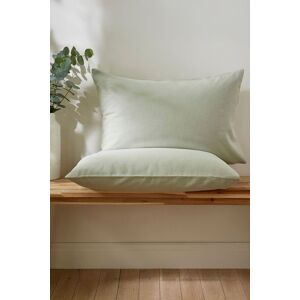 Martex Touch of Linen Housewife Pillowcase Pair in Pale Green Pale Green Martex Touch of Linen Housewife Pillowcase Pair in Pale Green Pale Green