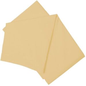 Belledorm Easy Care 200 Thread Count Cotton Polyester Percale Flat Sheet in Yellow Size: Double Yellow Double Belledorm Easy Care 200 Thread Count Cotton Polyester Percale Flat Sheet in Yellow Size: Double Yellow Double